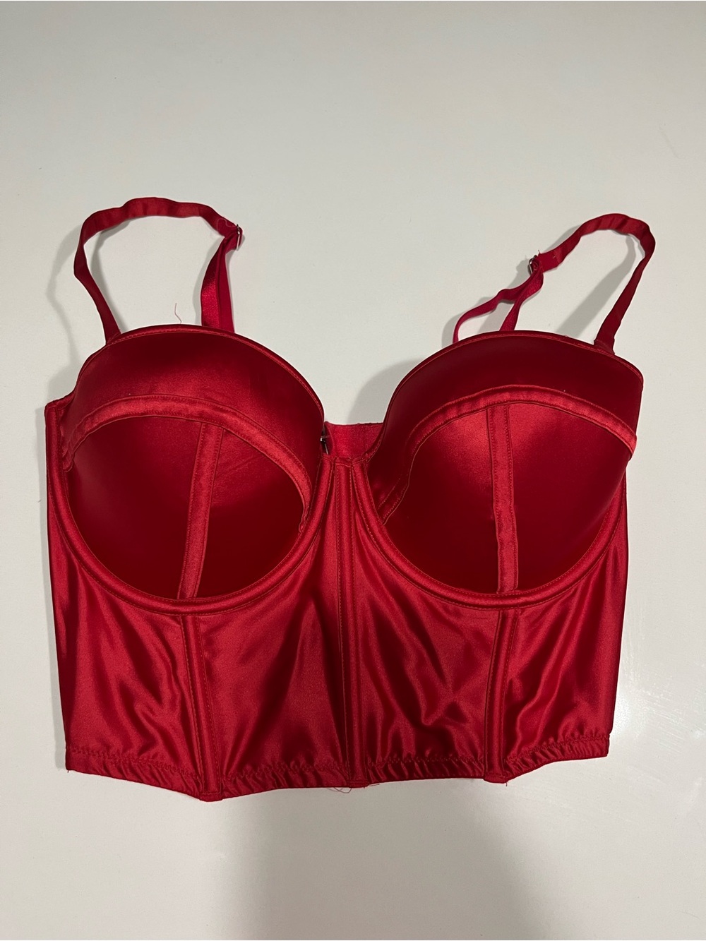 Victoria's Secret Red Longline Bustier Bra